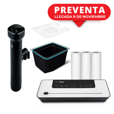 PACK SOUS VIDE SV15 BLACK COMPLETE + SV501