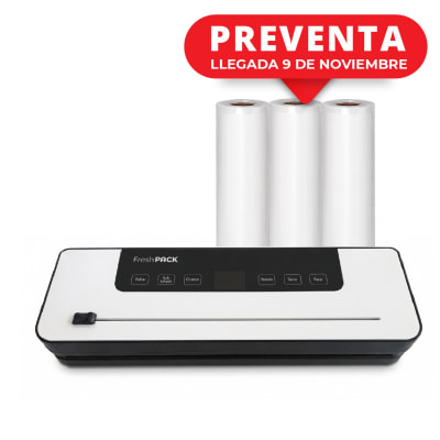 SELLADORA AL VACIO SV50 + 3 ROLLOS 22 CM X 5 M1