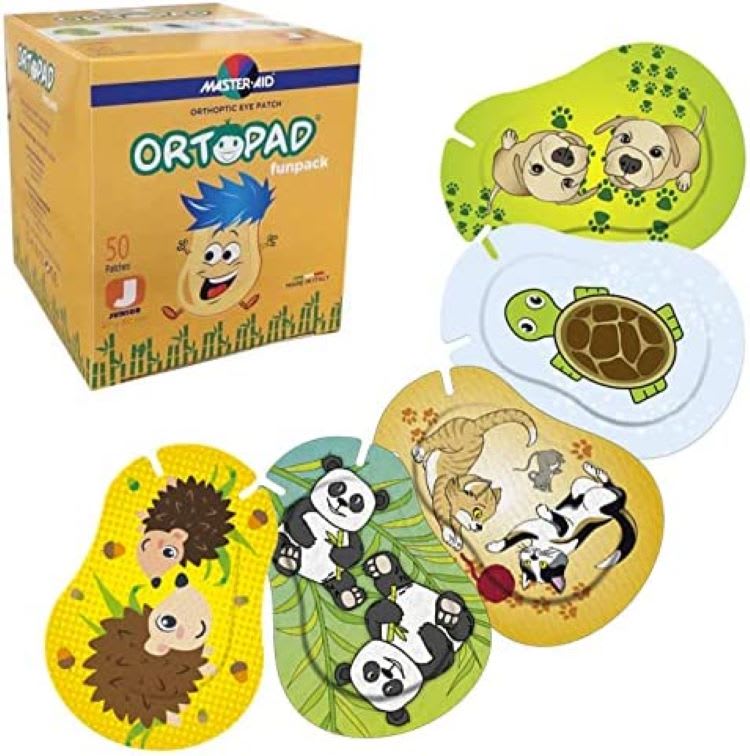 Parche ocular niños Ortopad Funpack3