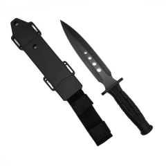 CUCHILLO TACTICO CON FUNDA PLASTICA