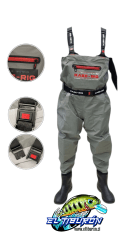KAZE-RIG Wader Respirable YON-KAWA  4 CAPAS