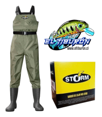 WADER STORM 420D PVC