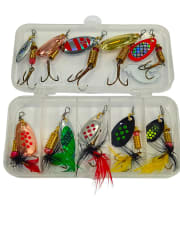 Kit 10 Spinner Cucharilla Letales Trucha Señuelos Kit 10 Pcs Mixto