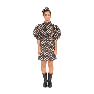 LISBOA VESTIDO ESTAMPADO LUNARES POODLE