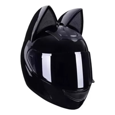 Casco De Moto Con Orejas1