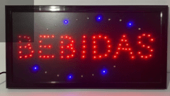 LETRERO LED 25 X 48 BEBIDAS