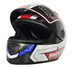 CASCO MOTO CERRADO DISEÑO DIENTES SKU881