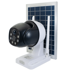 CAMARA SEGURIDAD WIFI CON PANEL SOLAR INTERIOR