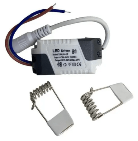 FOCO INTERIOR EMBUTIDO CUADRADO 3W3