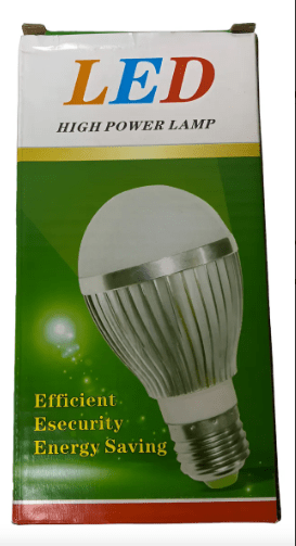 AMPOLLETA LED ALUMINIO 9W1