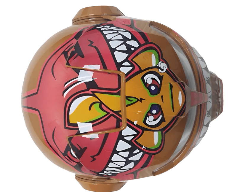 CASCO MOTO  IRONMAN CAFE, VERDE, AZUL  CON DIENTES SKU8793