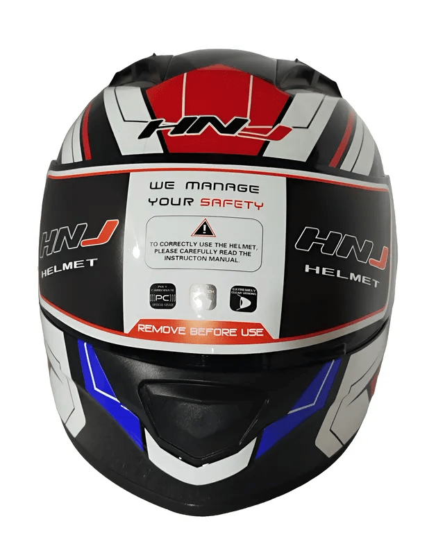 CASCO MOTO CERRADO DISEÑO DIENTES SKU8817