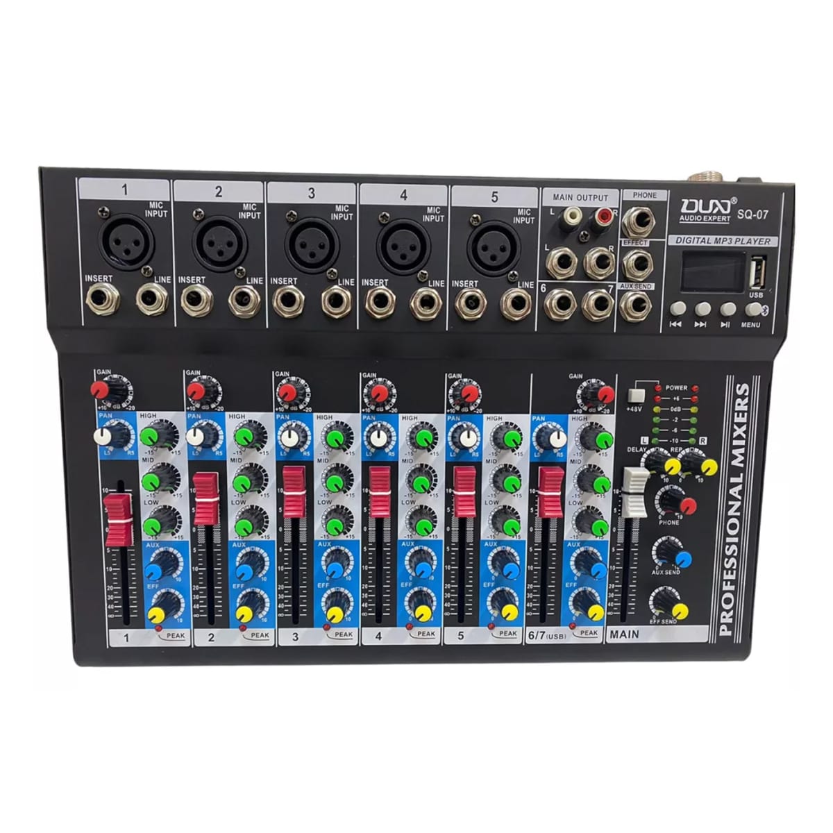 Consola Mix De Musica Con 7 Canales4