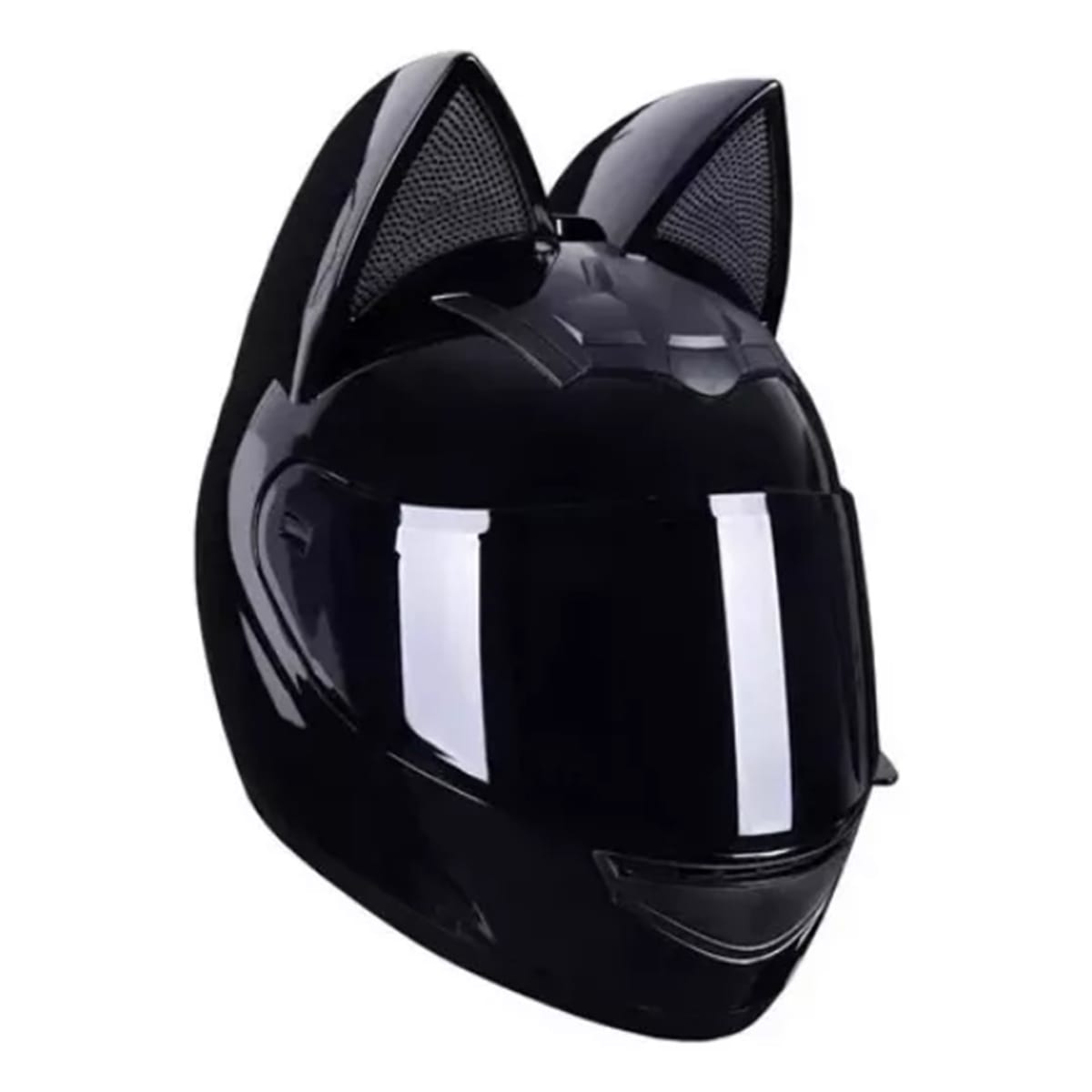 Casco De Moto Con Orejas 0