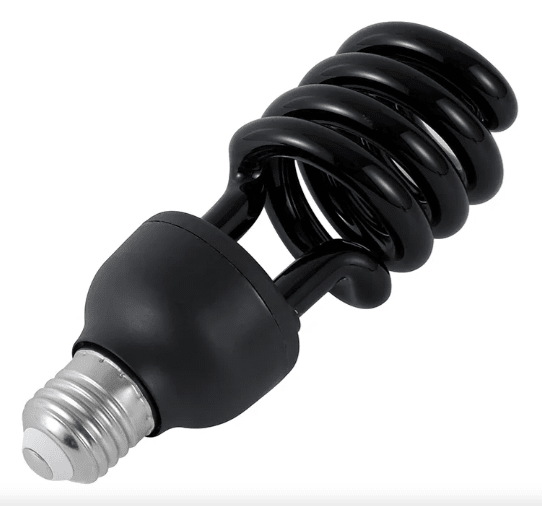 AMPOLLETA LED LUZ NEGRA ESPIRAL 36 W 2