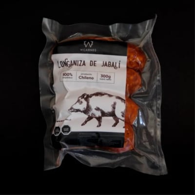 Longaniza de Jabalí 300 grs, W Carnes