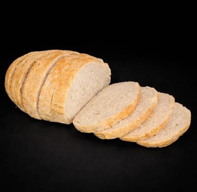 Pan Hogaza 100% masa madre Blanco rebanada – 600 g - Brotmkt