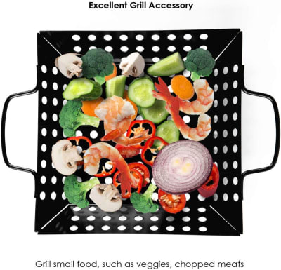 Canasta Grill Cuadrada para Parrilla