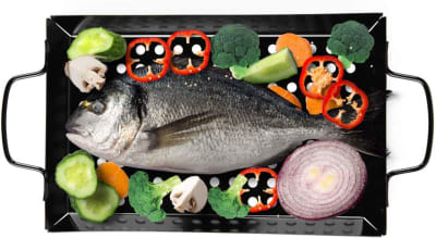 Canasta Grill Rectangular para Parilla