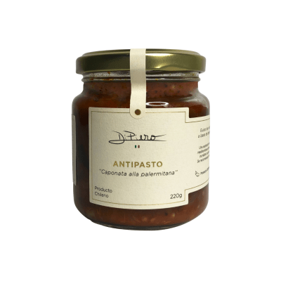 Caponata alla Palermitana 220 grs, Di Piero1