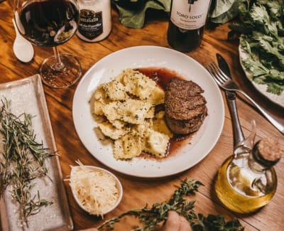 Raviolón artesanal de Carne 500 grs