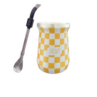 Mate Acero + Bombilla Inoxidable 260 ml, Cocina Color1
