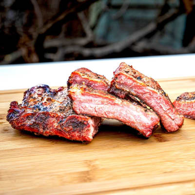 Costillas Baby BBQ a la Leña