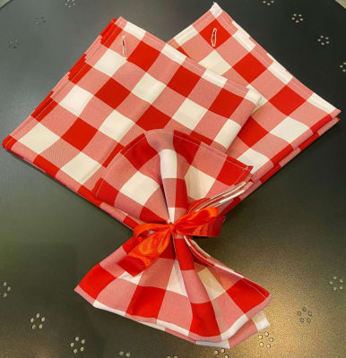 Servilleta de Tela Cuadrillé Vintage3