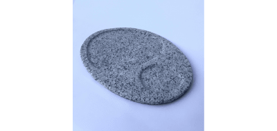 Tabla de piedra de Río con salsero lateral