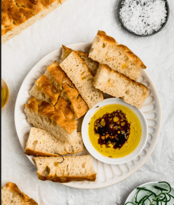 Focaccia Italiana Tradicional  550 grs, ( congelada,5 minutos al horno) Felipe Cocina