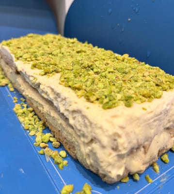 Barra Pistacho Tiramisú, Marcela Fuenzalida