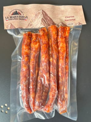 Chorizo Artesanal de Cerdo Picante 170 grs , La Majestuosa