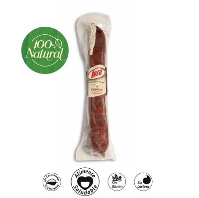 Chorizo Semicular 100% Natural, 450grs, Loza España