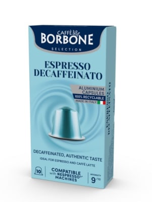 Café Borbone Respresso Descafeinado 10 Cápsulas para Nespresso