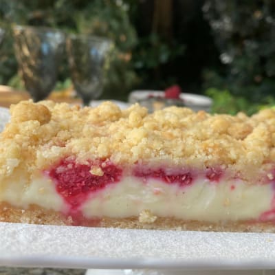 Barra Crumble Limón Frambuesa