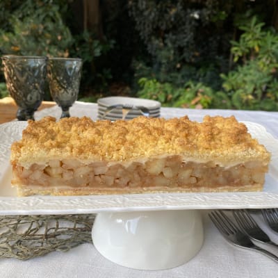 Barra Crumble de Manzana