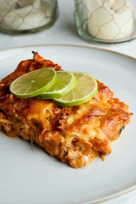 Lasaña de Salmón y Camarón, 6 personas
