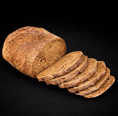 Pan Hogaza 100% masa madre Integral rebanada – 600 g - Brotmkt1