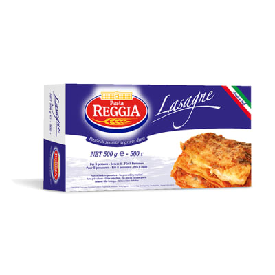 Lasaña precocida Reggia, 500 grs