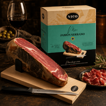 Mini Pierna Jamón Serrano 950 grs, In Bocca