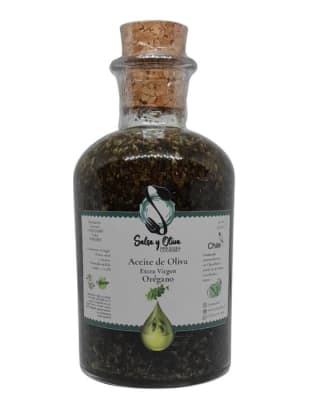 Aceite de Oliva al Orégano 250 cc, Salsa y Oliva Chacabuco