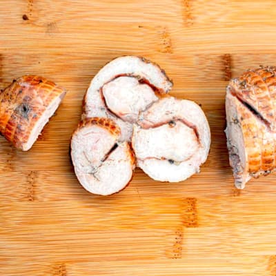 Pechuga de pollo a la leña