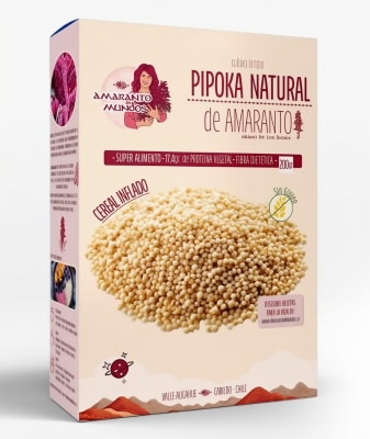 Pipoka Natural de Amaranto Mundos 200 g