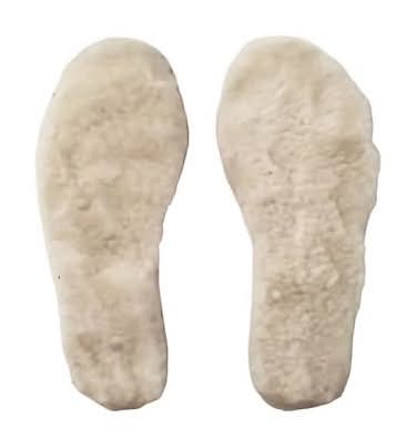 Plantillas Rusticas Unisex de Lana de oveja, Mundo Piel1