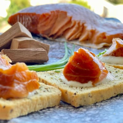 Salmón Ahumado en Caliente 200 grs, Ahumados Braten