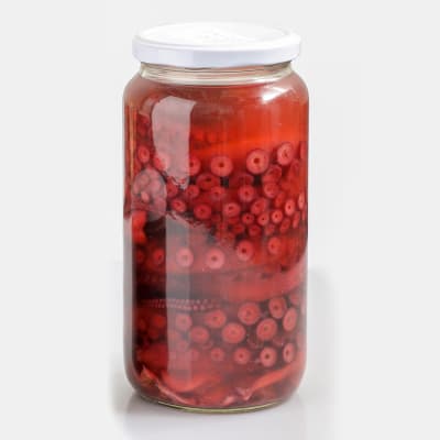 Pulpo Cocido frasco 1000 cc, Dos Peces