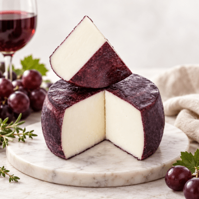 Queso de cabra tierno al Vino, Cabra Murasso, 180 grs
