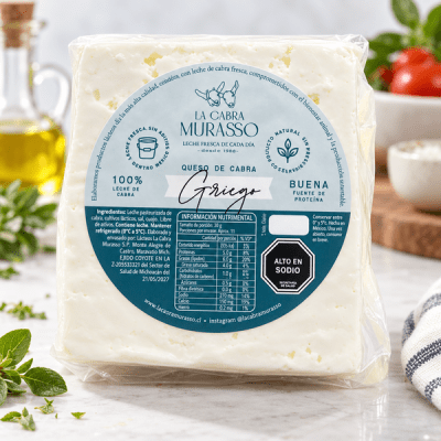Queso Feta (Griego), Cabra Murasso 180 grs