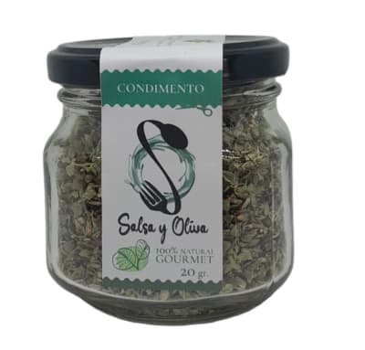 Oregano Artesanal 12 grs, Salsa y Oliva