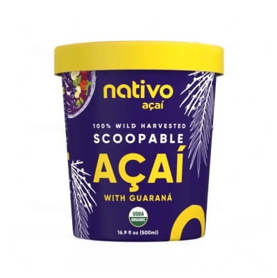 Acaí Bowl Listo para Comer 500 ml – Orgánico, Cremoso y Natural, Nativo